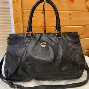 Authentic MCM Leather TwoWay Sathel